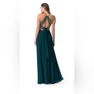 Azazie Evalleen bridesmaid dress in pine